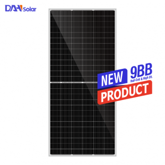 panel solar mono de media celda 440w negro 