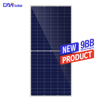 panel solar de media celda dah poly 9bb 395w 400w 