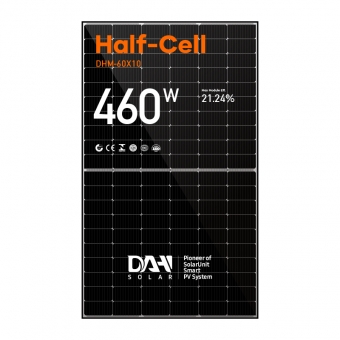 Paneles solares DAH Mono Half-Cell / DHM-60X10-430 ~ 460W 