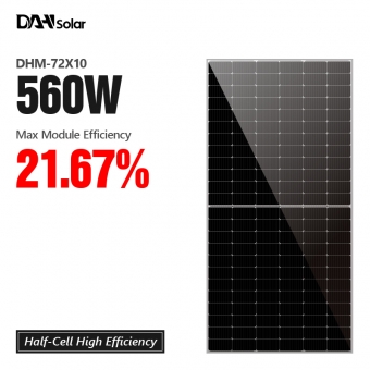 Paneles solares mono DHM-72X10 525~560W
 