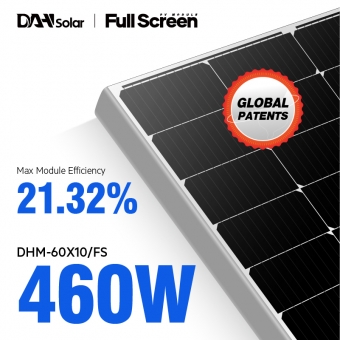 Paneles solares mono de pantalla completa de 450 ~ 470 W
