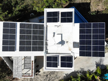 México 15.4 Sistema de casa de la azotea KW Proyecto solar - Dah Mono Solar Panel 445W 
