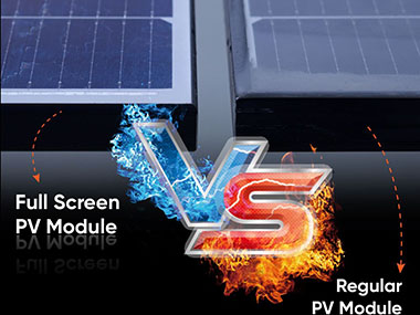 Módulo fotovoltaico de pantalla completa Innovación de 5 mm
